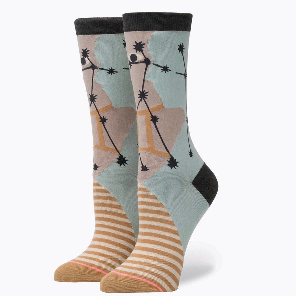 🎁GIFT IDEAS🎁 M/Gemini/Zodiac Crew Socks